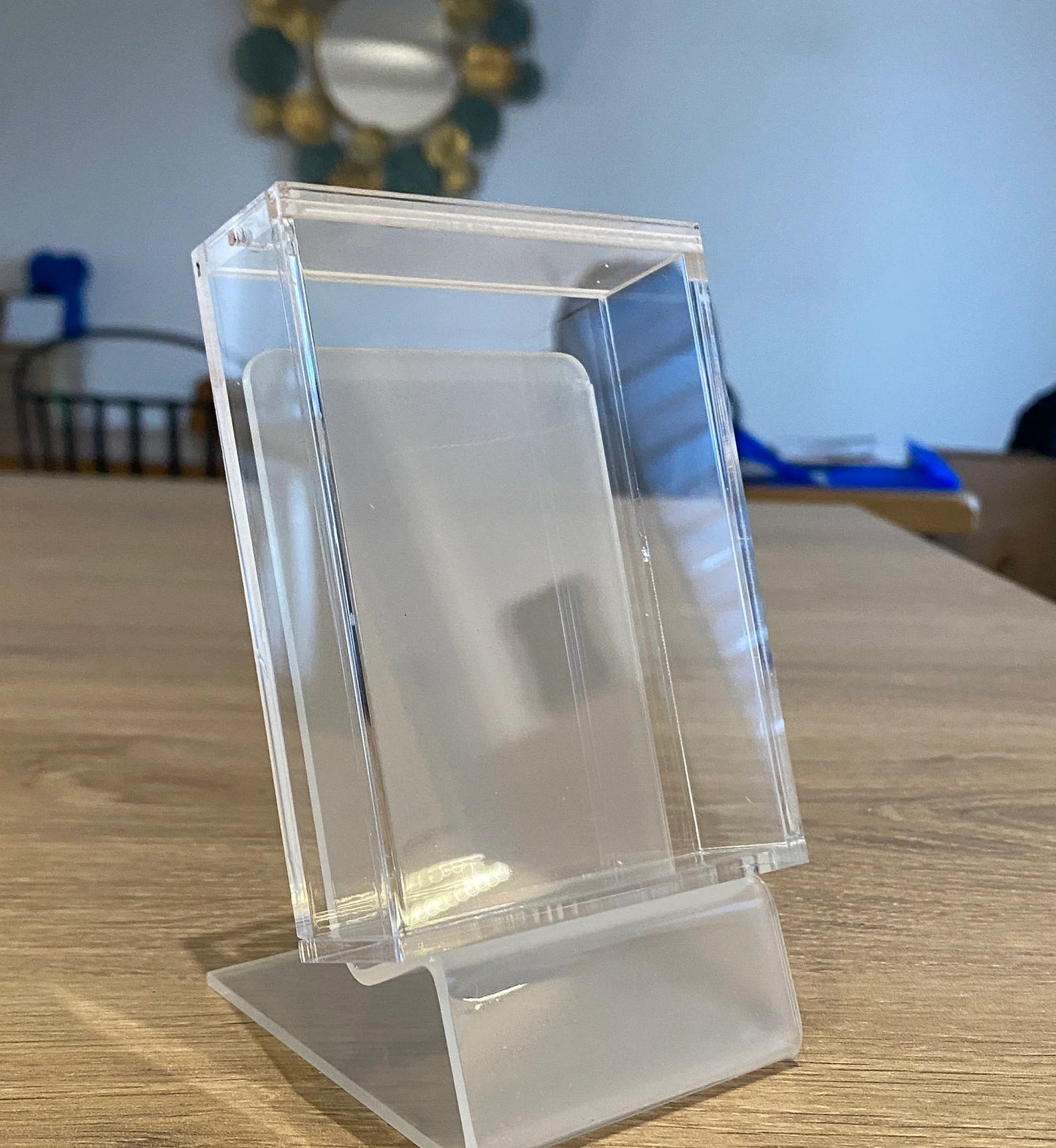 Clear Acrylic Sliding Lid Box for 3D Shadowbox Pokemon Diorama Card