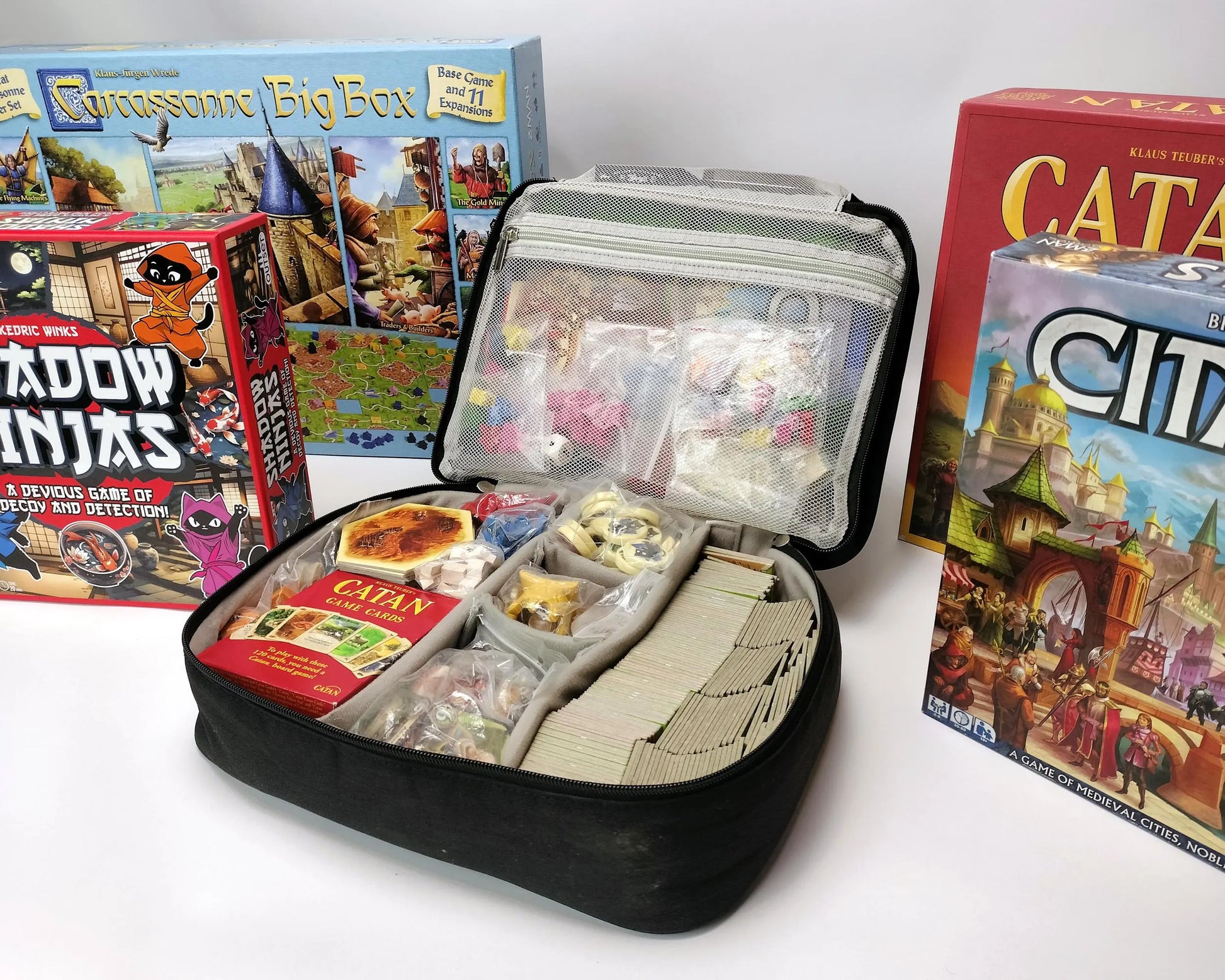 Keep - Tabletop Game Bag for TCG Decks and Small to Medium Board Games Unboxed | for MTG, Settlers, Pokemon, Yu-Gi-Oh, and More