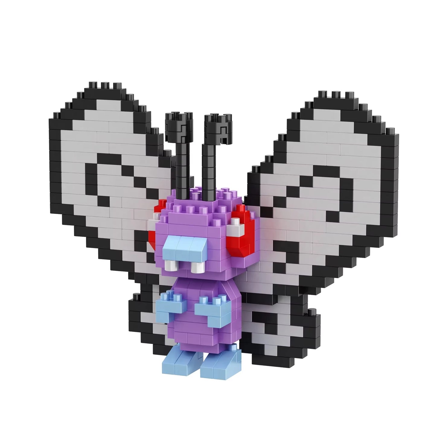 DIY Pokemon Blocks Small Cartoon Mini Building Block Pikachu Charizard Eevee Mewtwo Anime Assemble Action Model Dolls Toys
