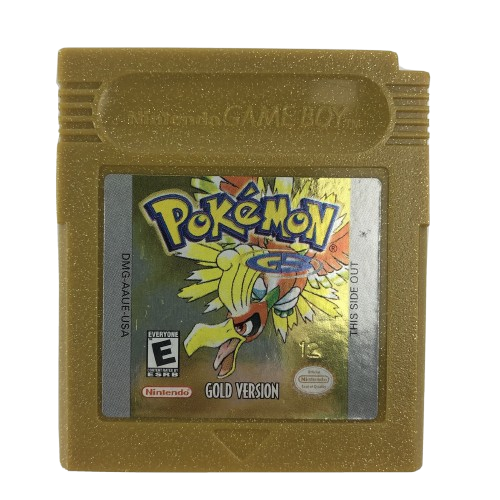 GBC Game Boy Color Pokémon Video Game Cartridges - Blue/Crystal/Green/Gold/Red/Silver/Yellow