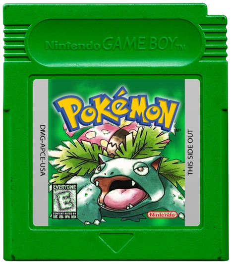 GBC Game Boy Color Pokémon Video Game Cartridges - Blue/Crystal/Green/Gold/Red/Silver/Yellow