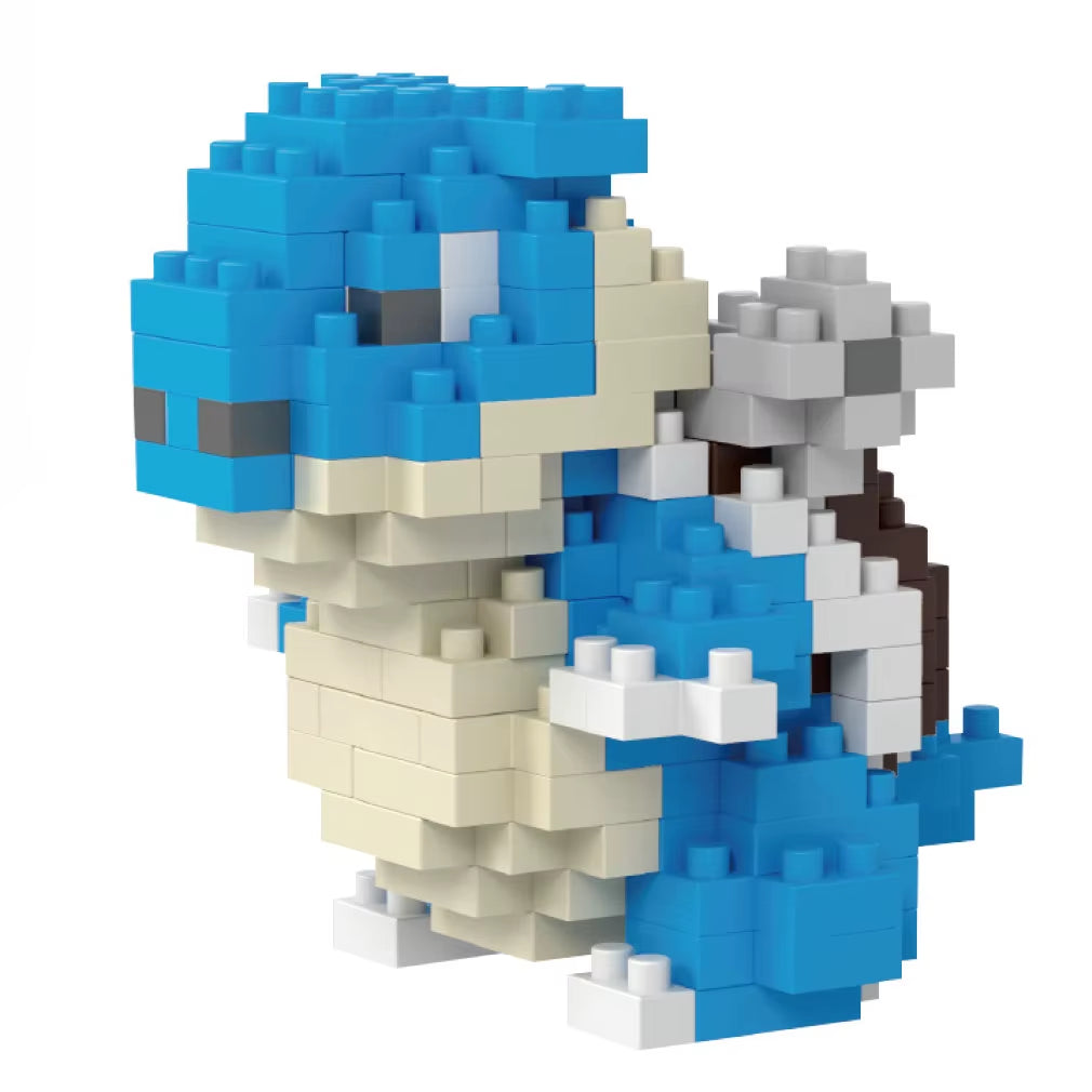 DIY Pokemon Blocks Small Cartoon Mini Building Block Pikachu Charizard Eevee Mewtwo Anime Assemble Action Model Dolls Toys