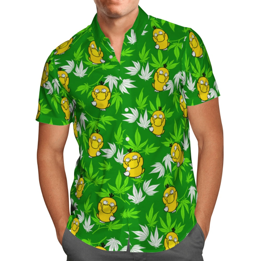 Pokémon Summer Short Sleeved Hawaiian Shirt