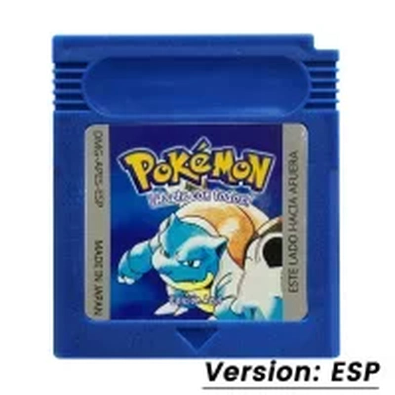 GBC Game Pokemon Series 16 Bit Video Game Cartridge Console Card Red Blue Crystal Golden Green Silver Yellow with Multi-Language