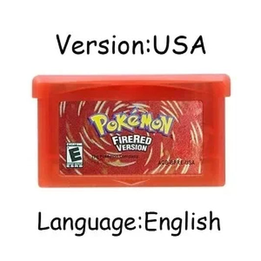 GBA Game Pokemon Series 32 Bit Video Game Cartridge Console Card Pokemon Emerald Firered Leafgreen Ruby Sapphire Multi-Language