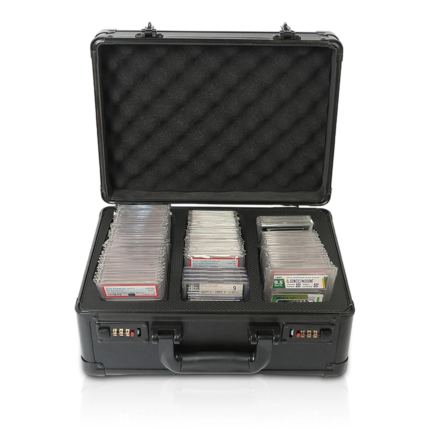 Graded Slab Case Card Storage Box - Sports Card Display Case for Graded Cards Graded Card Carrying Case - Holds PSA BGS SGC and More!