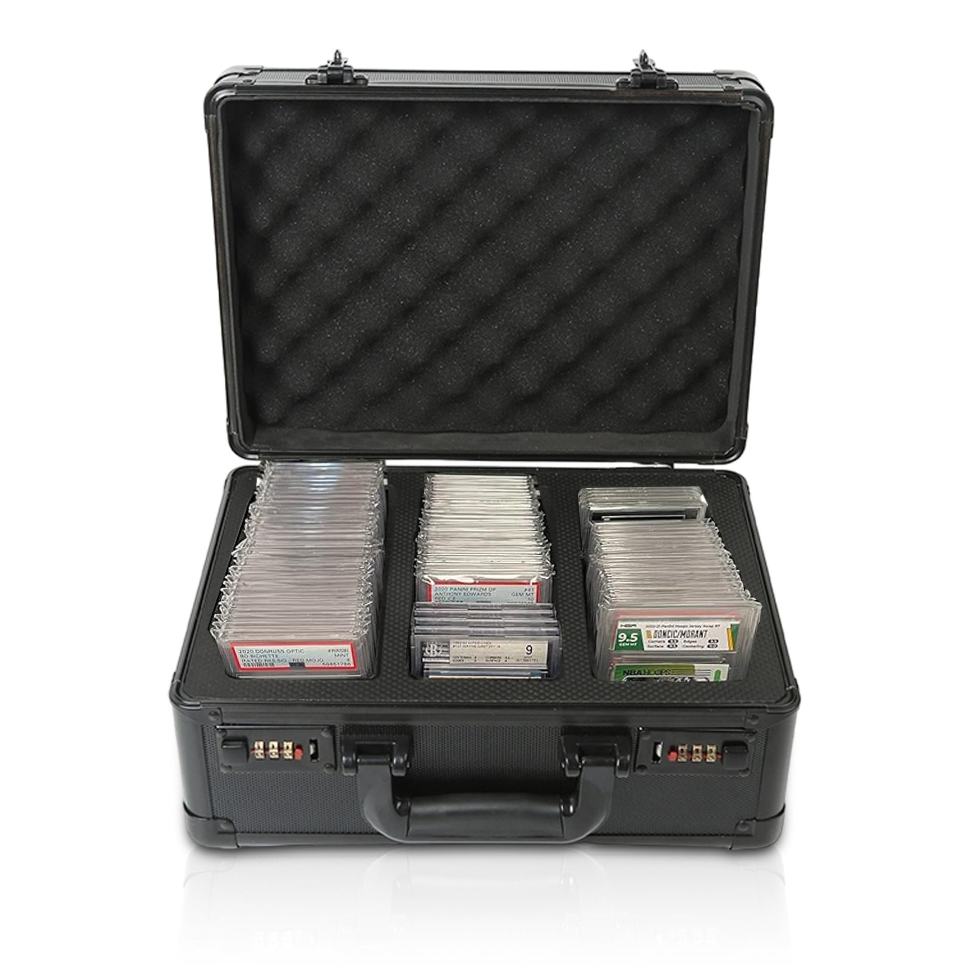 Graded Slab Case Card Storage Box - Sports Card Display Case for Graded Cards Graded Card Carrying Case - Holds PSA BGS SGC and More!