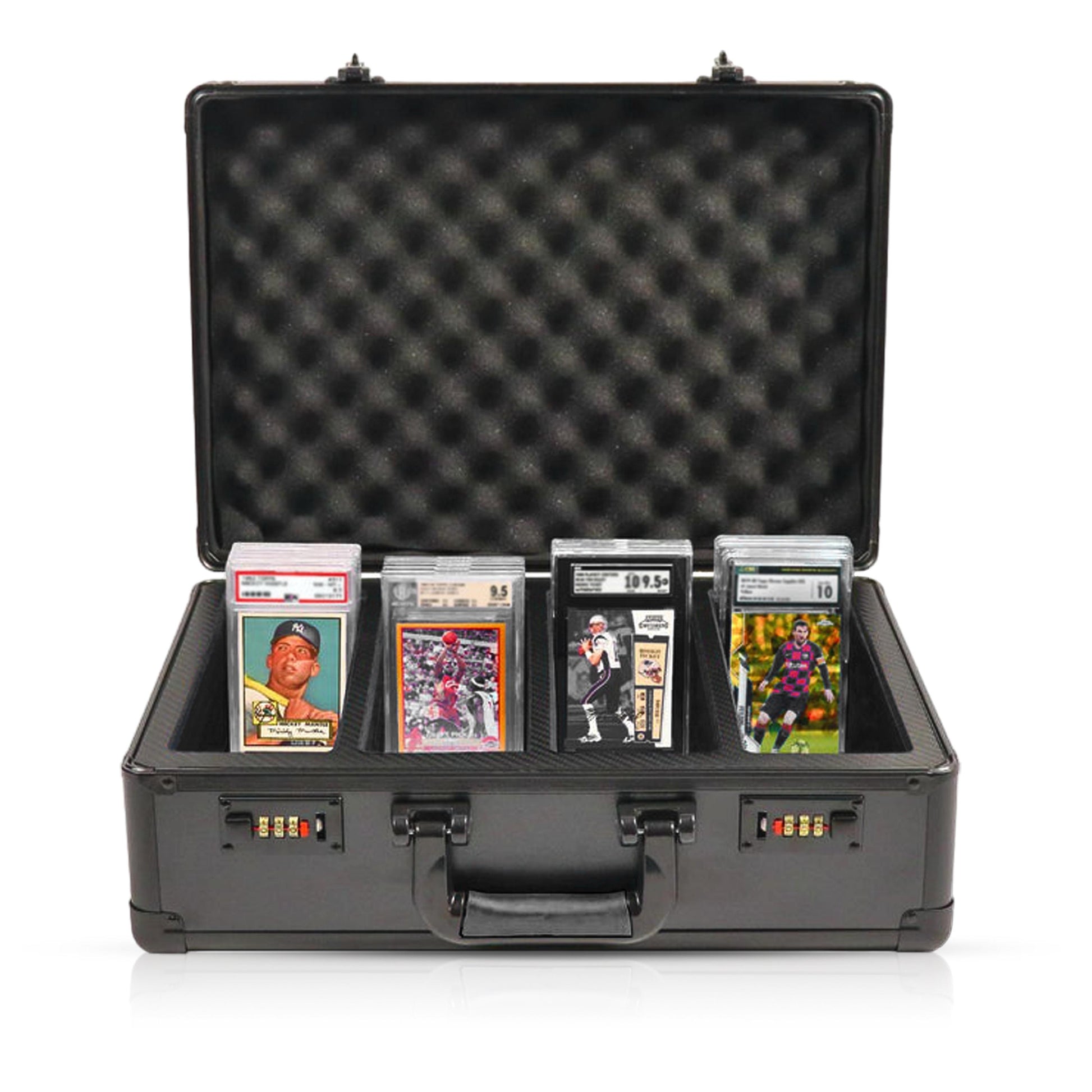 Graded Slab Case Card Storage Box - Sports Card Display Case for Graded Cards Graded Card Carrying Case - Holds PSA BGS SGC and More!