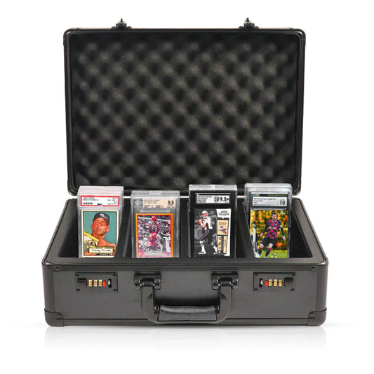 Graded Slab Case Card Storage Box - Sports Card Display Case for Graded Cards Graded Card Carrying Case - Holds PSA BGS SGC and More!
