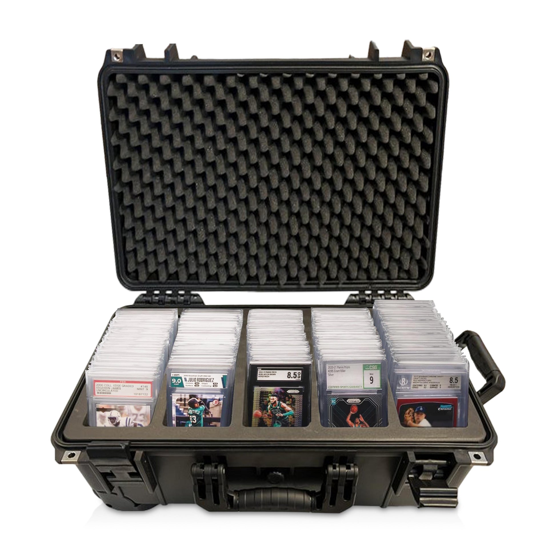 Graded Slab Case Card Storage Box - Sports Card Display Case for Graded Cards Graded Card Carrying Case - Holds PSA BGS SGC and More!